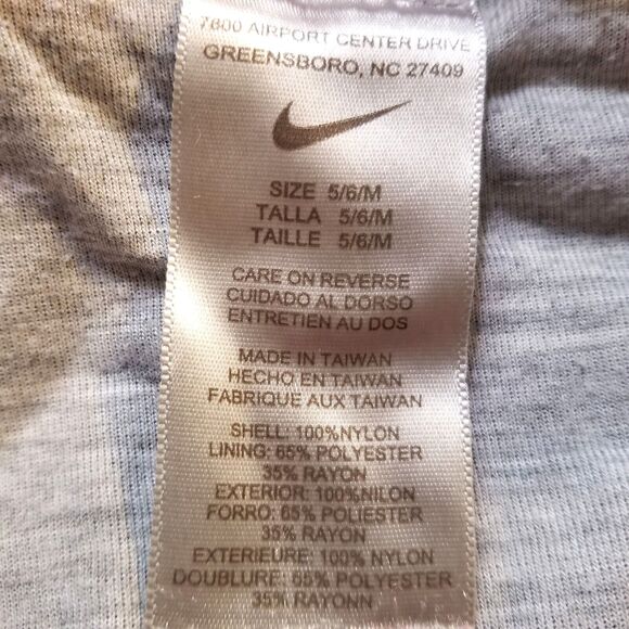 Vintage Nike Boys Red Navy Blue Jacket Lightweight Full Zipper Size 5-6 Pocket - Picture 7 of 9